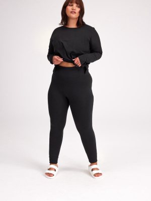 Black R&r Lounge Legging