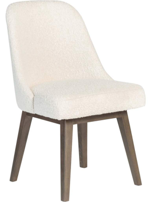 Jackie Dining Chair, Warm Cotton (set Of 2)