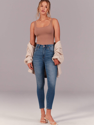 High Rise Super Skinny Ankle Jeans