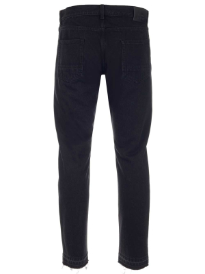 Alexander Mcqueen Distressed Skinny Jeans