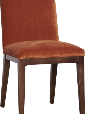 Ventura Dining Chair – Velvet Tangerine