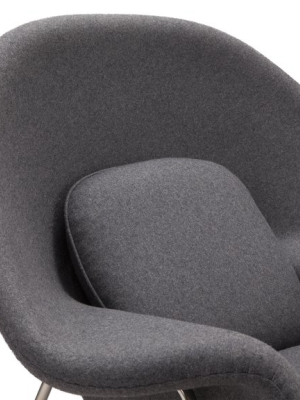 Womb Style Chair - Womb Style Chair, Dark Gray