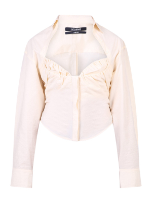 Jacquemus Sweetheart Neckline Shirt