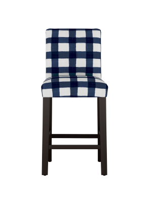 Luisa Pleated Barstool - Cloth & Company