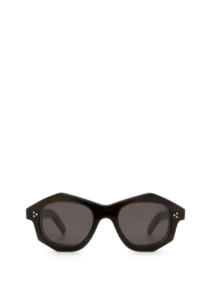 Lesca Dada Geometric Frame Sunglasses