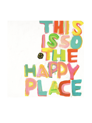 This Is So My Happy Face Art Print