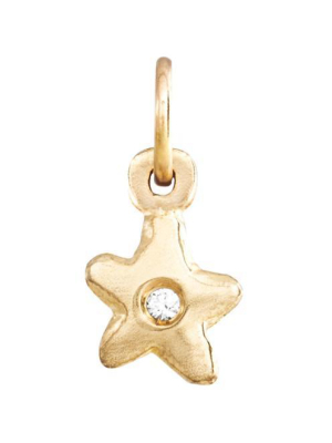 Baby Star Charm With Diamond