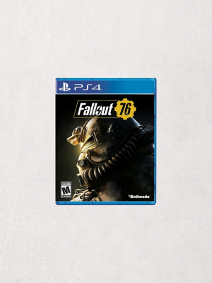 Playstation 4 Fallout 76 Video Game