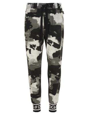 Dolce & Gabbana Camouflage Print Track Pants