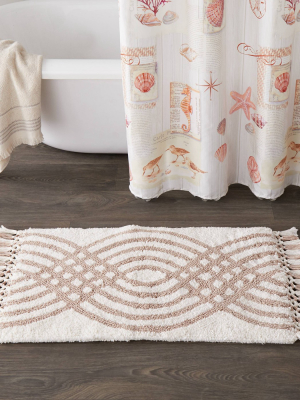 Fringed Waves Rug - Skl Home