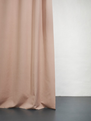 Outdoor Canvas Curtain Col. Nude - Extra Wide
