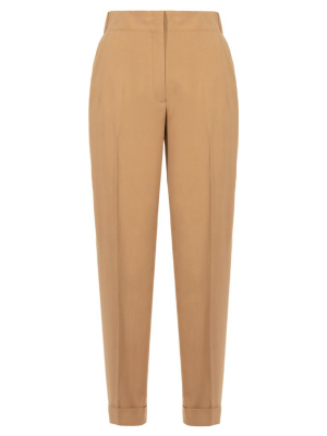 Salvatore Ferragamo High-waisted Straight Leg Pants