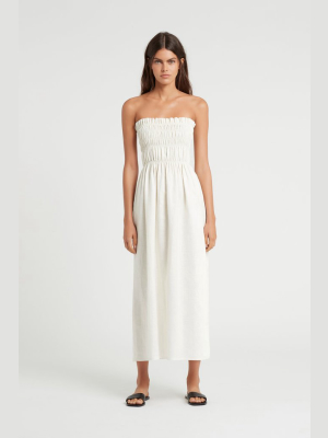 sir the label alena maxi dress Sir. Alena Open-Back Linen Maxi Dress In Black - 30% Off