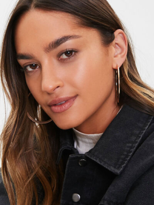 Flat Hoop Earrings