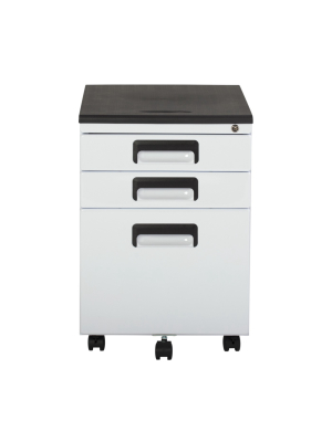 3 Drawer Rolling File Cabinet - Calico Designs