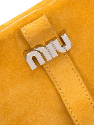 Miu Miu Embellished Chain Shoulder Bag