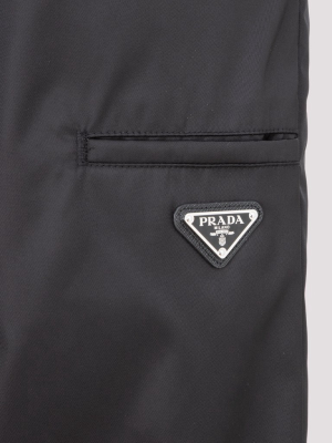 Prada Gabardine Straight-leg Trousers