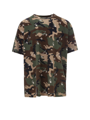 Off-white Camouflage Print T-shirt