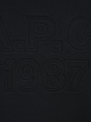 A.p.c Logo Embossed Sweatshirt