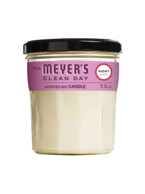 Mrs. Meyer's Peony Large Jar Candle - 7.2oz