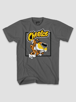 Men's Cheetos Block Short Sleeve Graphic T-shirt - Charcoal