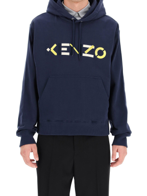 Kenzo Logo Embroidered Hoodie