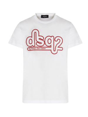 Dsquared2 Logo Print Crewneck T-shirt