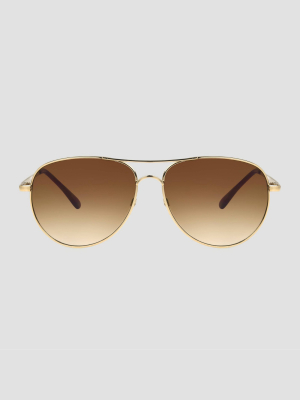 Women's Aviator Metal Sunglasses - A New Day™