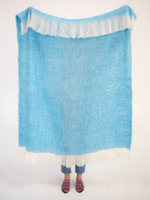 Archive New York Cloud Blue Fuzzy Blanket