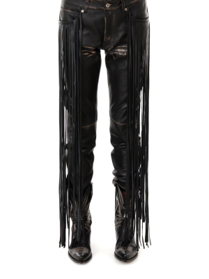 Golden Goose Deluxe Brand Fringed Trim Jeans