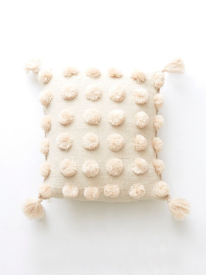 The Global Trunk Ula Pom Pom Pillow