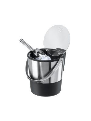 Oggi Stainless Steel Double Wall Ice Bucket And Scoop - 3.8 Liter