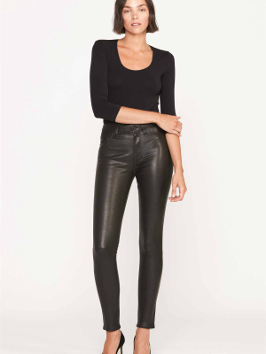Barbara High-rise Super Skinny Leather Pant
