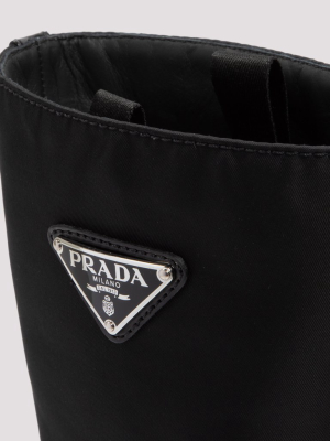 Prada Re-nylon Combat Boots