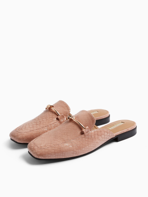 Ada Pink Mule Loafers