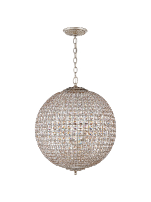 Renwick Large Sphere Chandelier In Various Colors