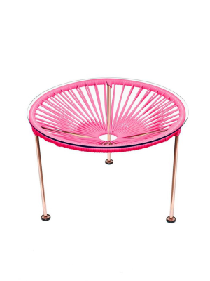 Zica Side Table - Copper Frame