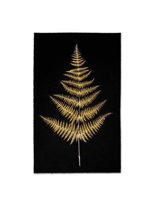 Golden Fern Print #9