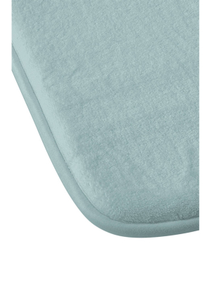 Phirst Stay Cool Memory Foam Bath Mat Blue - Deny Designs