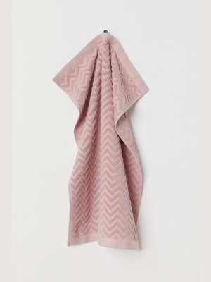 Jacquard-patterned Hand Towel