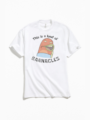 Spongebob Squarepants A Load Of Barnacles Tee