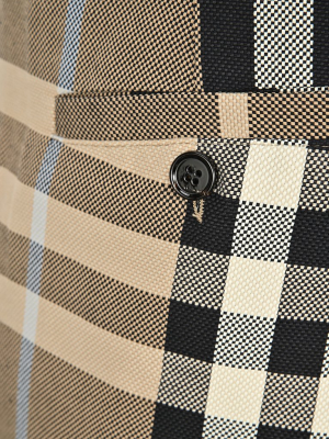 Burberry Checked Tailored Trousers