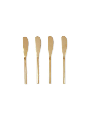 Blue Pheasant Gwen Polished Gold Spreaders