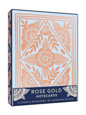 Rose Gold Notecards