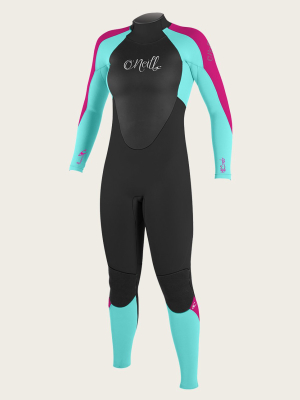 Girl's Epic 4/3mm Back Zip Full Wetsuit