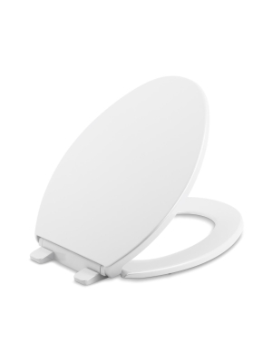 Kohler K-20110 Brevia Elongated Quiet Close Toilet Seat And Lid - White