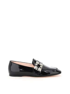 Roger Vivier Mini Broche Viver Buckle Loafers