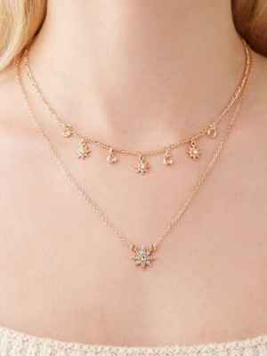 Star Charm Layered Necklace