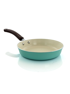 Oster Carrick 9.5 Inch Nonstick Aluminum Frying Pan In Mint