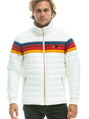 Men's 4 Stripe Jacket -  White